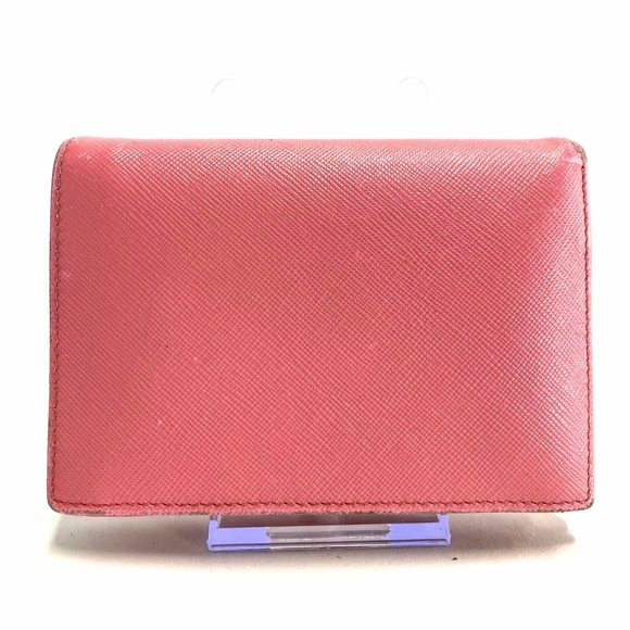 Prada Wallet Leather Pink Bifold - Picture 1 of 7
